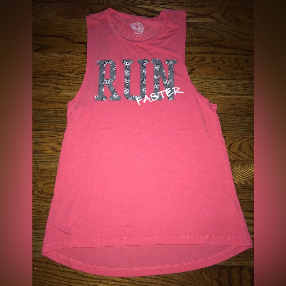 Run Faster Apricot Tank